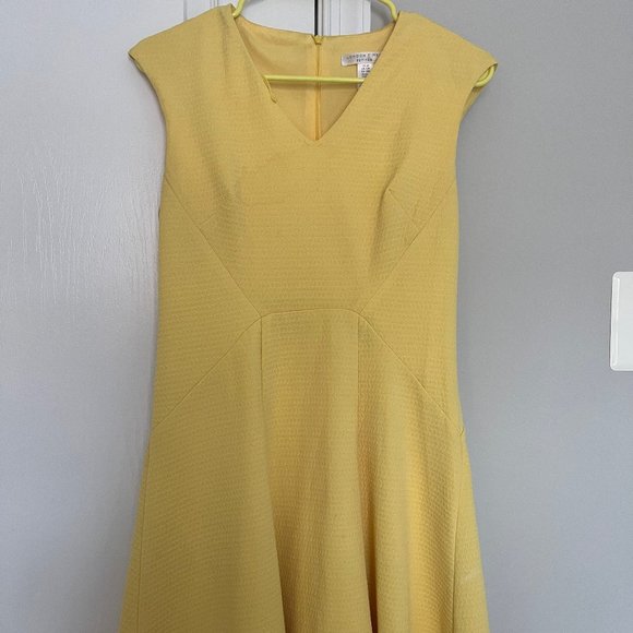 Yellow A Frame Dress perfect for Spring - Picture 1 of 2